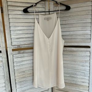 Women’s Cream Loft sleeveless blouse size Large